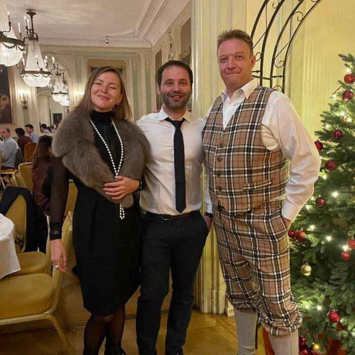 Comfone employers at X-Mas Party